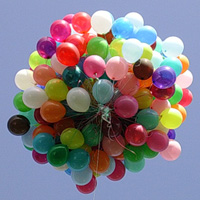 Оформление праздника воздушными шарами на улице